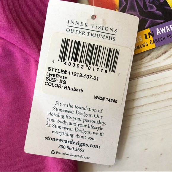 NWT Stonewear Designs Lyra sleeveless solid dress - Picture 4 of 5